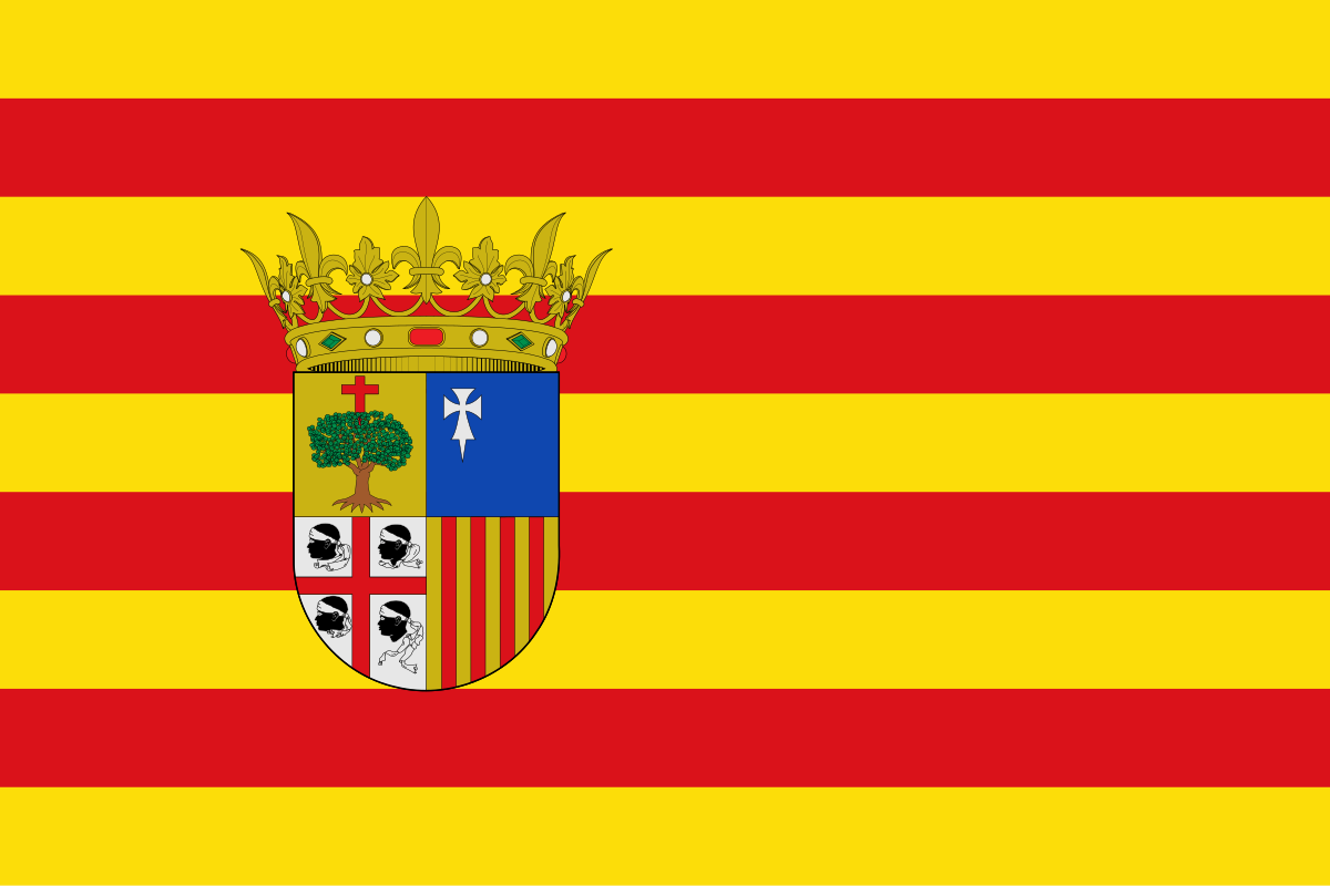 Resultado de imagen de bandera aragonés
