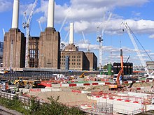 Battersea Power Station station under construction, 2017 Battersea Power station development September 2017 - 23744721648.jpg