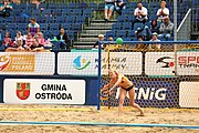 Deutsch: Beachhandball Europameisterschaften 2019 (Beach handball Euro); Tag 6: 7. Juli 2019 – Spiel um Platz Drei, Frauen, Kroatien-Niederlande 0:2 (14:23, 20:22) English: Beach handball Euro; Day 6: 7 July 2019 – Women's Bronze Medal Match – Croatia-Netherlands 0:2 (14:23, 20:22)