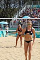 Deutsch: Beachvolleyball bei den Olympischen Jugendspielen 2018; Tag 11, 17. Oktober 2018; Jungen, Spiel um Platz 3 – USA (Devon Newberry/Lindsey Sparks)-Norwegen (Emilie Olimstad/Frida Berntsen) 1:2 (21–1/13–21/9–15) English: Beach volleyball at the 2018 Summer Youth Olympics at 17 October 2018 – Bronze Medal Match – USA (Devon Newberry/Lindsey Sparks)-Norway (Emilie Olimstad/Frida Berntsen) 1:2 (21–1/13–21/9–15)