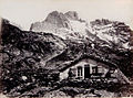 Glecksteinhütte 1880, fotografiert von Jules Beck