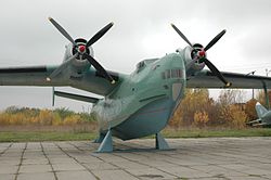 A kijevi Ukrán Állami Repülési Múzeumban kiállított Be–6