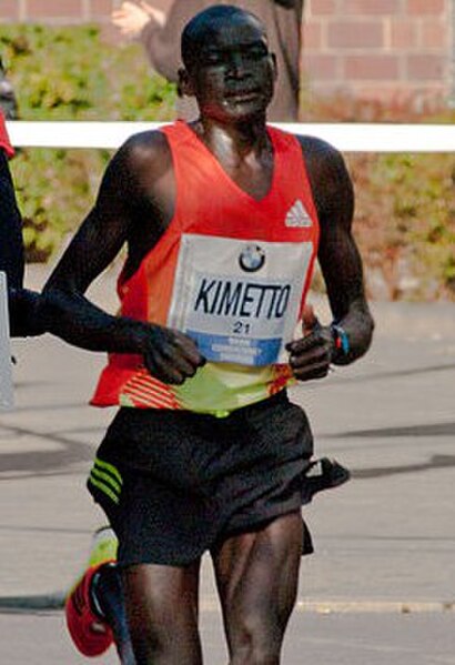 Kimetto at the 2012 Berlin Marathon