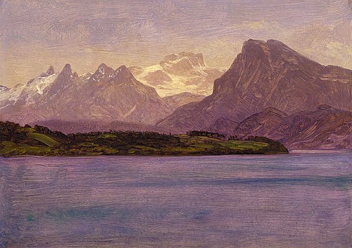 "Alaskan Coastal Range" by Albert Bierstadt