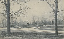 Birkhead Place in Toledo, Ohio, a private community of homeowners, the grounds of which can be seen here in 1907 Birkhead Place, View of Park, Toledo, Ohio. - DPLA - 6f70e8577f70cfc69d2c5151166e8a92 (page 1).jpg