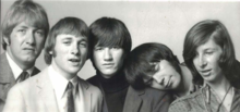 Palmer (first from right) with Buffalo Springfield in 1966