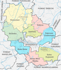 Plan powiatu bydgoskiego