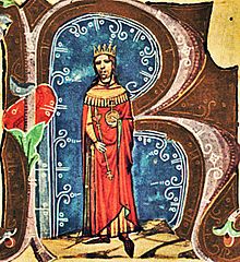 Bela II (Chronicon Pictum 114).jpg