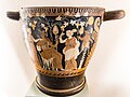 CA Painter - LCS II-4 66 - Dionysos and Pan with maenads - women - Würzburg MvWM L 877 - 02