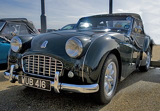 <span class="mw-page-title-main">Triumph TR3</span> British sports car produced between 1955 and 1962