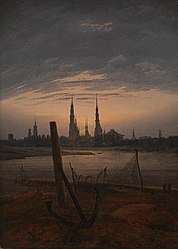 Caspar David Friedrich: City at Moonrise