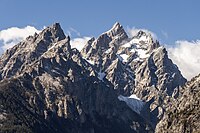 The "Cathedral Group" mountains