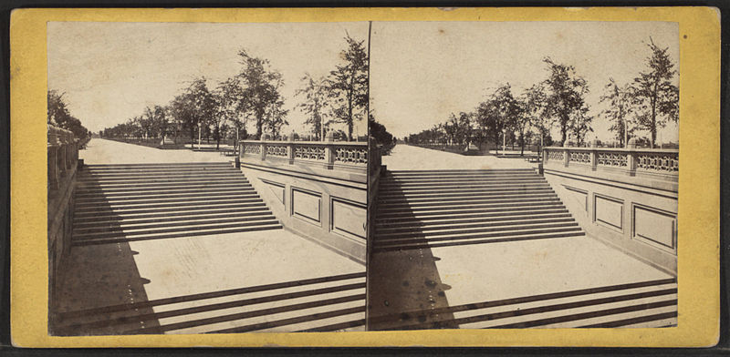 File:Central staircase of the Terrace, by T. C. Roche 2.jpg