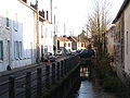 English: The Coisnon stream in Chambly, Oise, France. Français : Le ruisseau du Coisnon à Chambly, Oise, France.