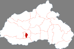 Districtul Qiaodong - Harta