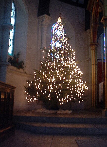 File:Christmas tree in St Johns East Dulwich, 2005.jpg