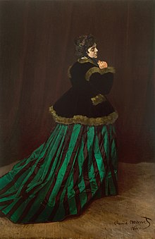 Camille con vestido verde, 1866, Kunsthalle Bremen