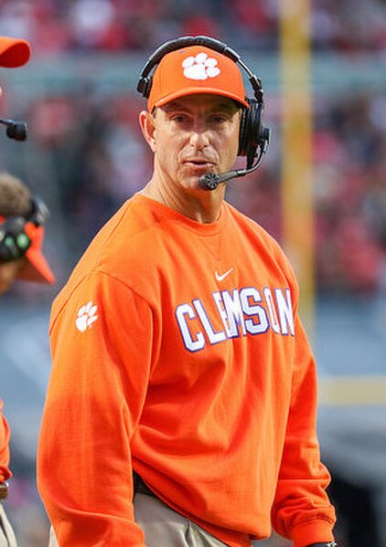 Clemson head coach Dabo Swinney