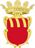 Arms of Ludovisi family Coat of Arms of the House of Ludovisi.svg