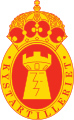 Coat of arms of the Norwegian Coastal Artillery.svg