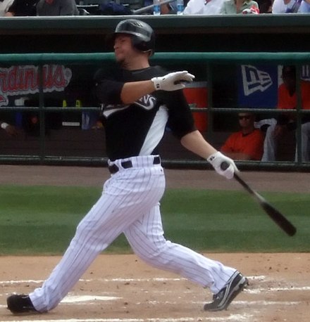 Ross with the Florida Marlins in 2008 spring training