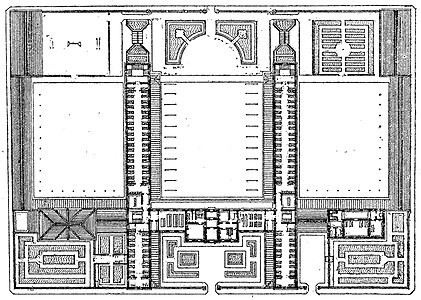 Plan du premier étage du collège Carnot.