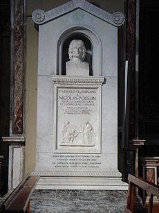Colonna - san Lorenzo in Lucina - tomba di Poussin 01014.JPG