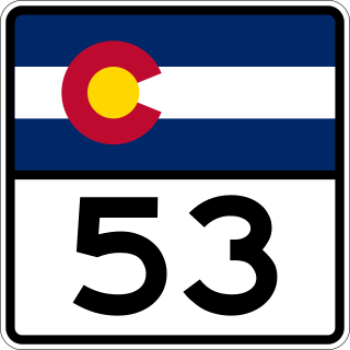 <span class="mw-page-title-main">Colorado State Highway 53</span> State highway in Colorado, United States