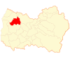 Mapa de la comuna La Estrella en la Región de O'Higgins