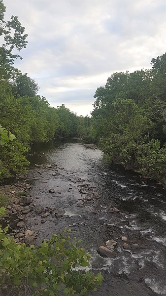 Croton River as it flows away from Croton Dam