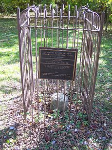 Benjamin Banneker: SW-9 Intermediate Boundary Stone of the District of Columbia (2012) DC Boundary stone SW9 (Banneker), 21 Oct 2012.JPG