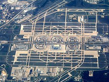 In 2020, the DFW International Airport was the busiest airport in the world by passenger traffic DFWAirportOverview.jpg