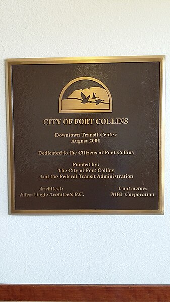 File:DTC plaque, Ft Collins.jpg