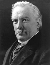 David Lloyd George, prime minister 1916-22, whose contempt for Chamberlain was reciprocated David Lloyd George.jpg