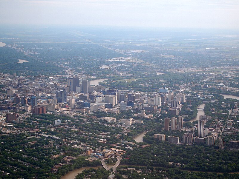 File:Downtown Winnipeg from above.jpg