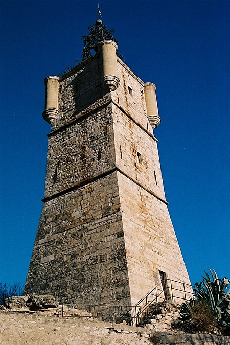 Draguignan tour horloge hiver