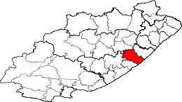 Municipalità locale di Mnquma – Mappa