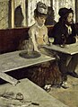 Edgar Degas : Un coin de café 1875-1876 Musée d’Orsay