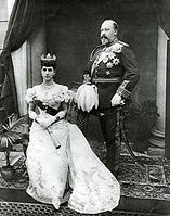 Eduardas VII su žmona Aleksandra