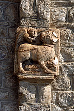 La découverte de la sépulture de saint Aventin par un taureau.