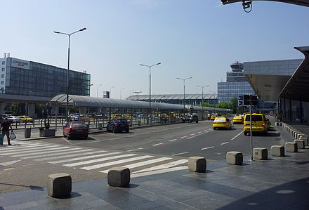Terminal 1 and 2 at Prague Airport
