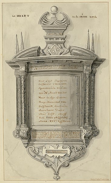 File:Epithaaf Clara van Sparwoude, Willem van der Lelij , SA Delft, inv.nr. 68862.jpg