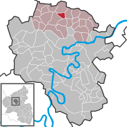 Läget för Eulgem i Landkreis Cochem-Zell