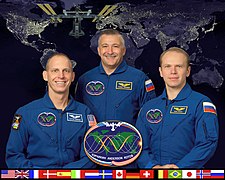 Crew of the second part of ISS Expedition 15