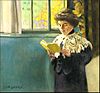 Félix Vallotton, 1904c - Mujer leyendo en la ventana.jpg