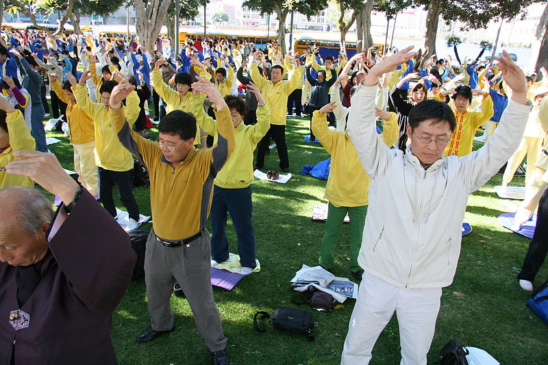 File:Falun Dafa the second exercise, standing meditation.jpg
