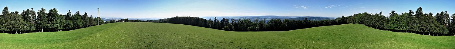 360° Panorama vom Aussichtsturm Faux d'Enson