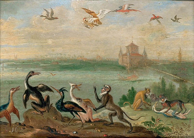 File:Ferdinand van Kessel - Ansichten aus den vier Weltteilen mit Szenen von Tieren, Boa Vista - GG 3040 - Kunsthistorisches Museum.jpg