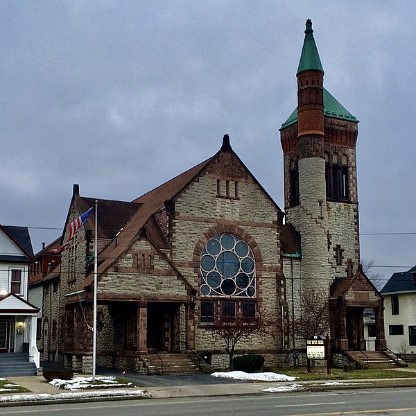 File:First Baptist Church, Batavia, New York - 20210110.jpg