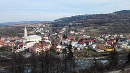 First View on the town Krasno nad Kysucou, Slovakia.jpg